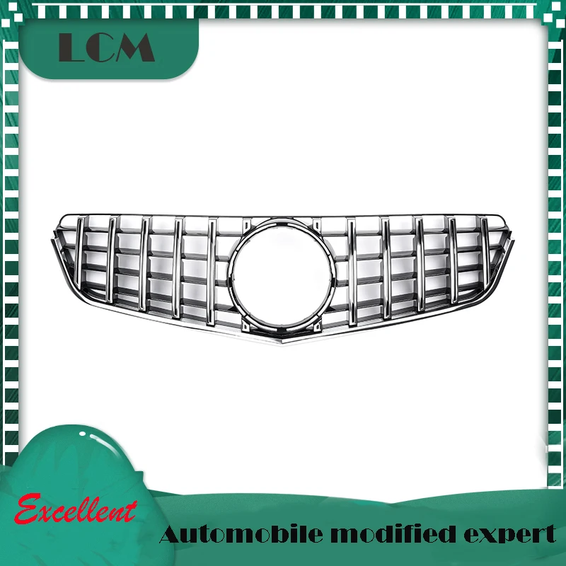 GT Style with Emblem Front Bumper Racing Grille 2009-2013 For-Mercedes For-Benz E-class Coupe W207 C207 E200 E320 E350 E400 | Автомобили и