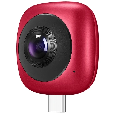 Панорамная камера Coolplay CV60 с объективом Type-C 360 дюйма HD 3D для живого движения Android