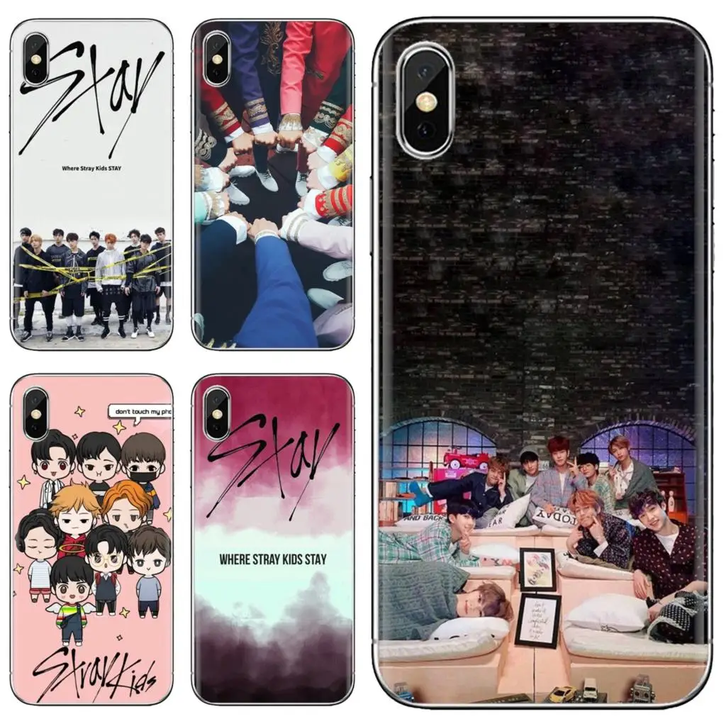 Прозрачный силиконовый чехол для телефона Stray Kids K Pop Xiaomi Mi A1 A2 A3 5X 6X 8 9t Lite SE Pro Max Mix 1 2