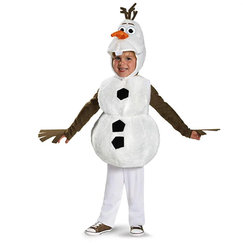 Halloween Costume Frozen Xuebao Children's One-piece Cosplay Stage Performance |