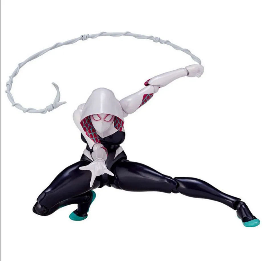 

Kaiyodo Series 04 shan kou shi Female Version of Movable Joint Spider-Man Gwen Garage Kit Model Ornaments