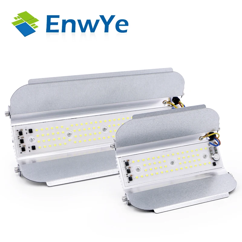 EnwYe 50 Вт светодиодный йодно-вольфрамовый прожектор 100 Вт Светодиодный прожектор строительное освещение 220 в 230 в 240 В регулируемый светодиодный прожектор