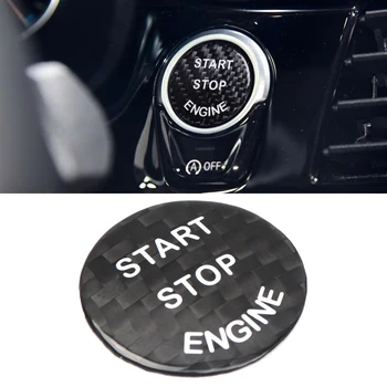 

For BMW F20 F30 F10 F01 G30 G11 Car Start Stop Engine Button Switch Carbon Cover Carbon Fiber Sticker