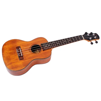 

olid Acacia 24'' Concert Ukulele Rosewood Fingerboard with Aquila Strings, Gig Bag, Picks, Rhythm Sand Shaker Music Ring