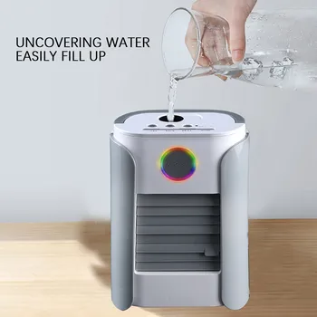 

Personal Air Purifier USB Charging Air Conditioner Fan Smart Home Mini Portable Refrigerator Mini Portable Air Cooler Nano Fan