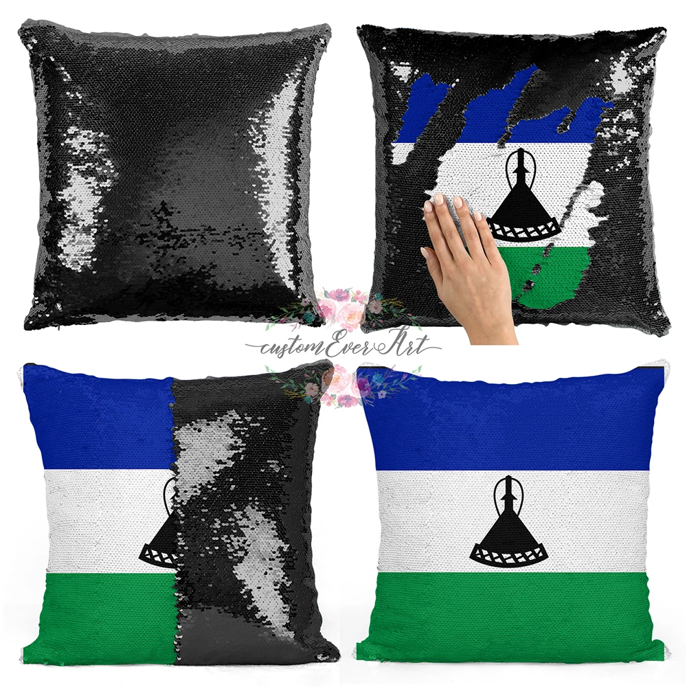 

Lesotho Personalized custom picture pillow coverï¼Œhome pillow reversible mermaid sequin pillow case cover