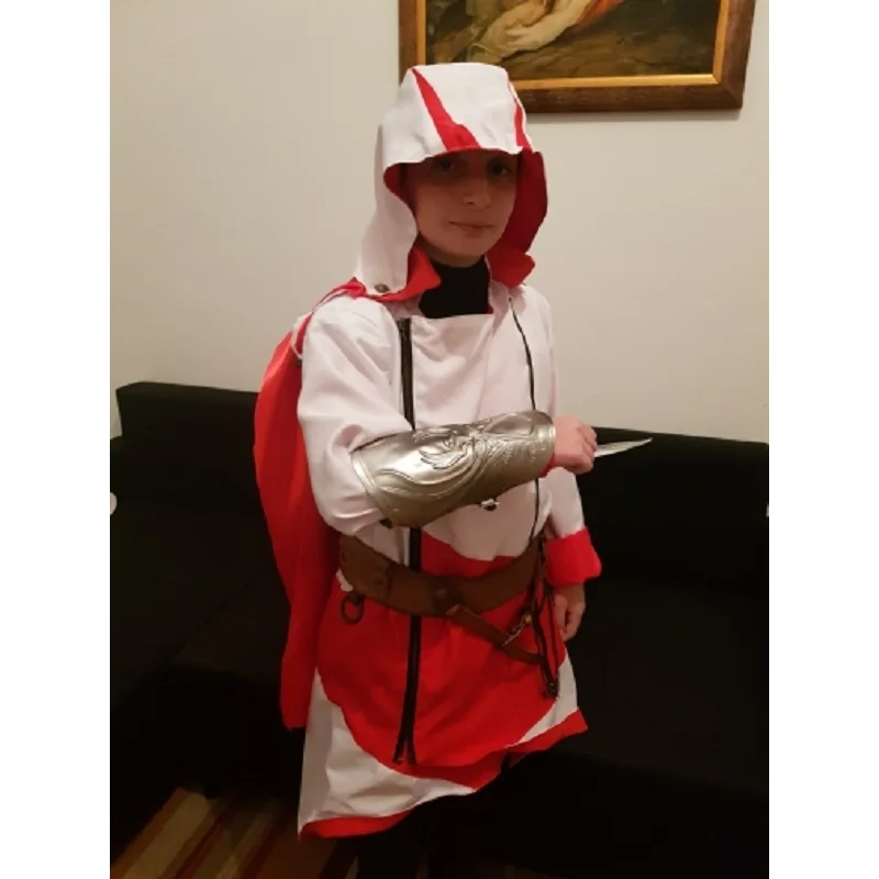 Assassins creed/костюм на Хэллоуин для взрослых мужчин; Повседневная Уличная одежда с капюшоном; костюм Эдварда assassins creed; Косплей; куртка; пальто