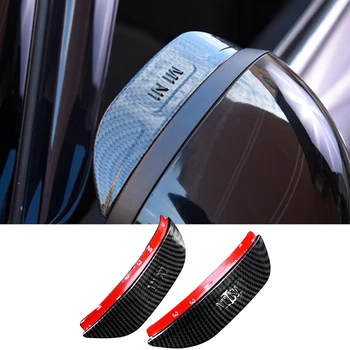 

2pcs Car Side Rear View Mirror Rain Eyebrow Visor For BMW MINI COOPERS ONE JCW F54 F55 F56 F60 Clubman Countyman Car Stickers