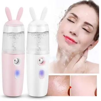 

30ml Mini Portable Nano Spray Face Moisturizing Hydrating Steamer Facial Humidifier Face Cleaning Mist Water Sprayer