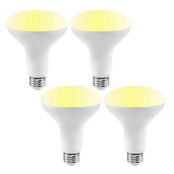 

4Pcs Tuya Smart Wifi Bulb BR30 Dimmable B22 850Lm RGB 2700K To 6500K 9W Lamp Works with Alexa Google Home As