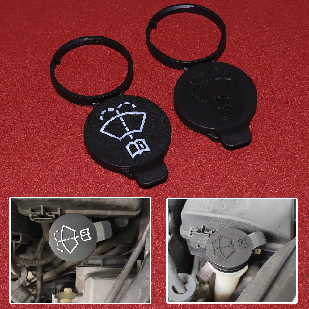 1X 13227300 Windshield Wiper Washer Fluid Reservoir Water Tank Bottle Cap 12788573 Fit for Chevrolet Colorado Cruze Malibu Buick (1)