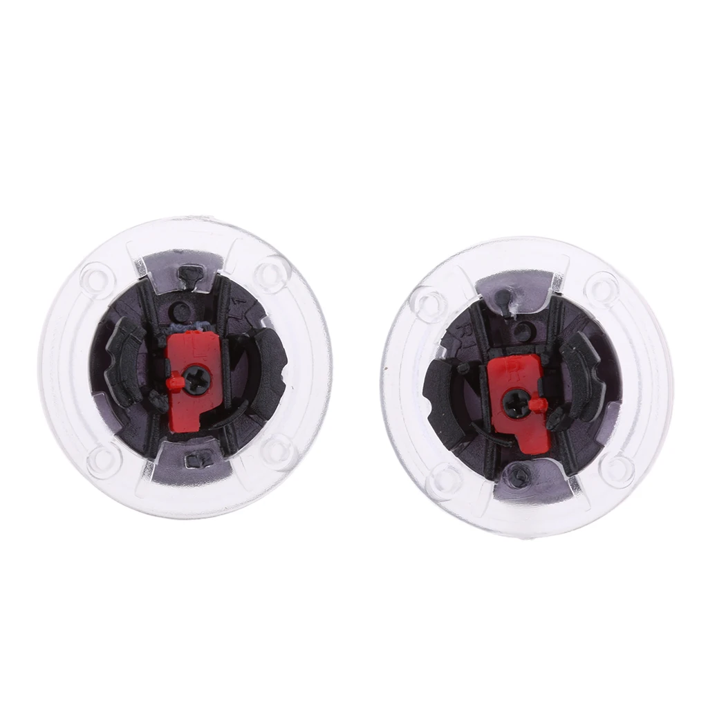 1 Pair Helmet Screen Lens Mounting Fix Base with Rotate Switch for LS2 Helmet