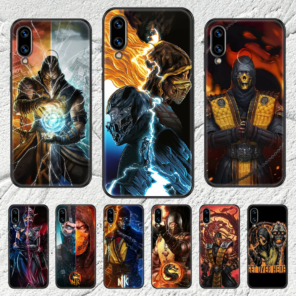Hot Scorpion Mortal Kombat Phone case For Huawei Honor 6 7 8 9 10 10i 20 A C X Lite Pro Play black luxury funda tpu cover | Мобильные