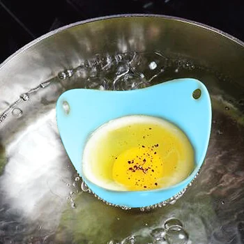 

1pcs Silicone Egg holder Egg Steamer High Temperature Resistance Food Grade Silicone Egg Tray Egg Tools Kitchen Accessories