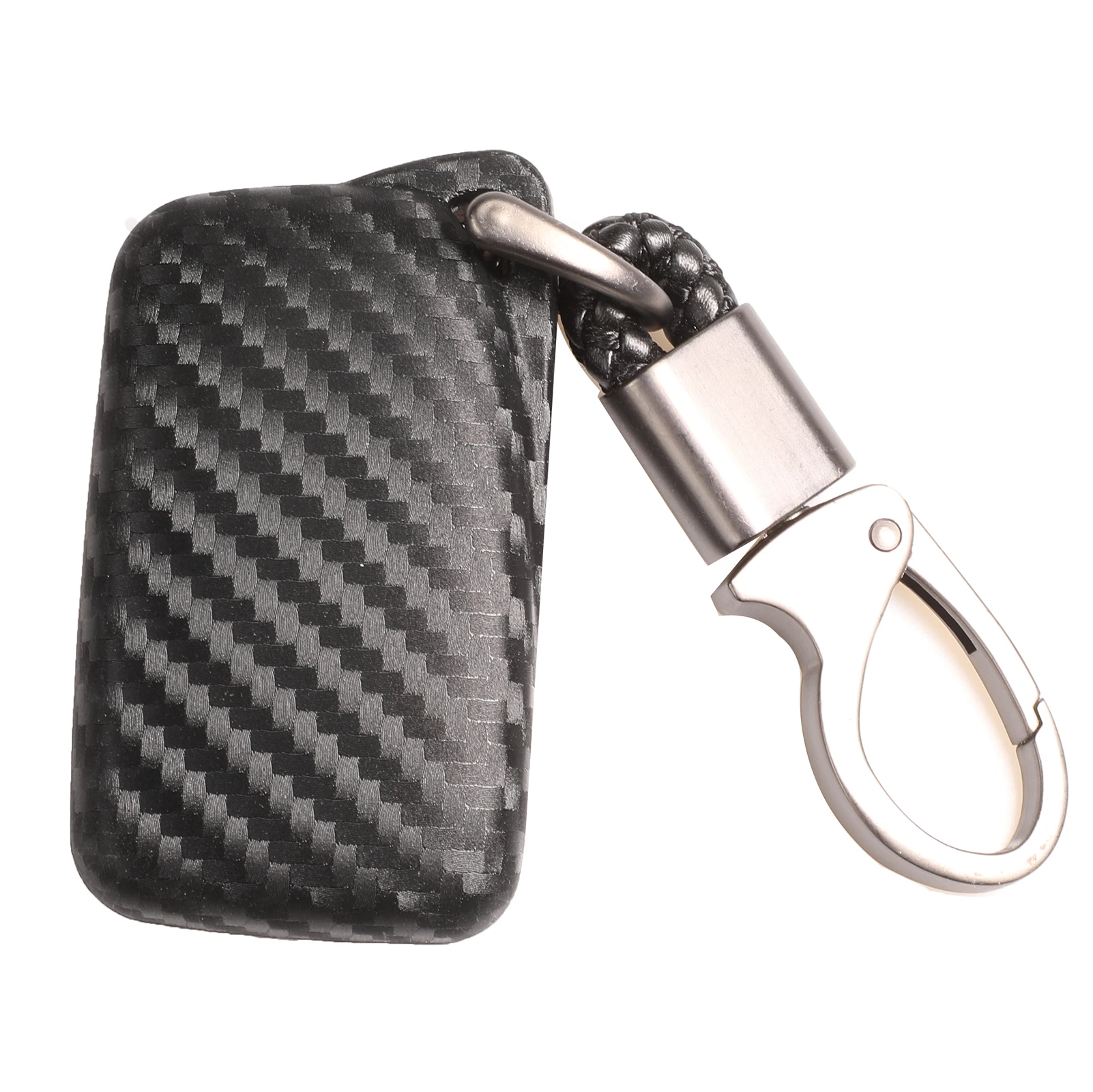 Cover with Keychain 10 шт. автомобильный Стильный чехол для ключей из углеродного силикона для Lexus NX GS RX IS ES GX LX RC 200 250 350 LS 450H 300H Авто ФОБ Fibber чехол - Название цвета: Cover with Keychain