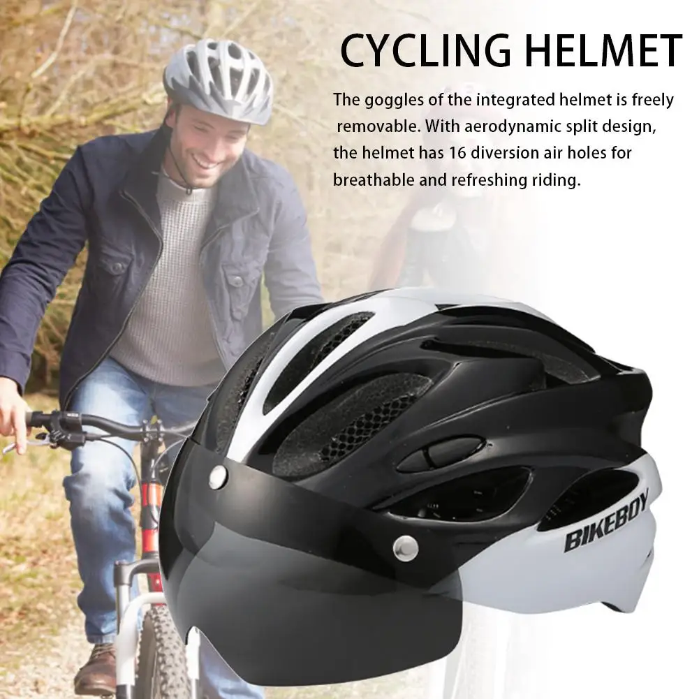 Capacete para motocicleta com óculos protetores, equipamento de ciclismo,  circunferência de cabeça ajustável, miopia, para motocicleta|Capacetes| -  AliExpress