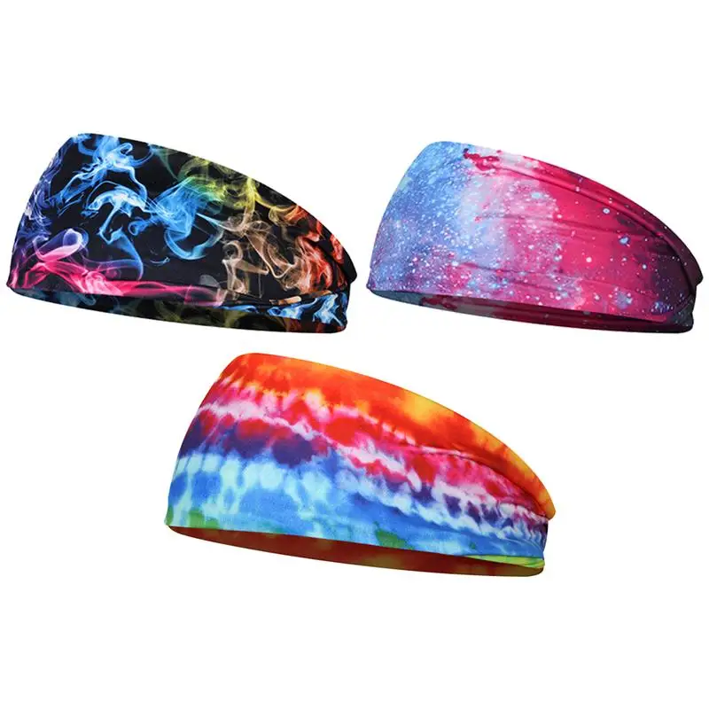 3Pcs Hair Band Starry Sky Sports Exercise Workout Yoga Stars Headband Hoop | Спорт и развлечения