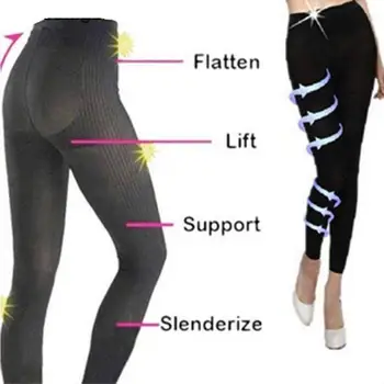 

Black Sleep Body Sleeping Beauty Shaping Pantyhose Ladies Three-stage Compression Socks Function Legs Nine Pants Thin Section