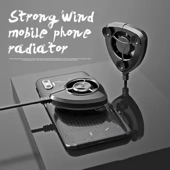 

EastVita FL02 Phone Cooling Fan for Android for iOS Cellphone Portable Radiator Heat Dissipation Wind Machine r40