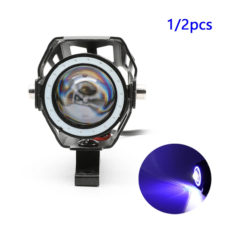 U7 Mini Led Motorcycle Headlights 60W 6500k Universal Motorbike Head Light Lamp Waterproof Fog Spotlight Hi/Lo Flash | Автомобили и
