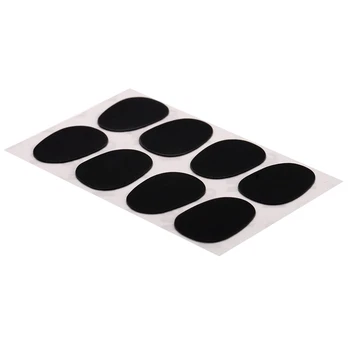 

8pcs 0.m Mouthpiece Patches Pads Cushions for Alto Sax Tenor Saxophone Black
