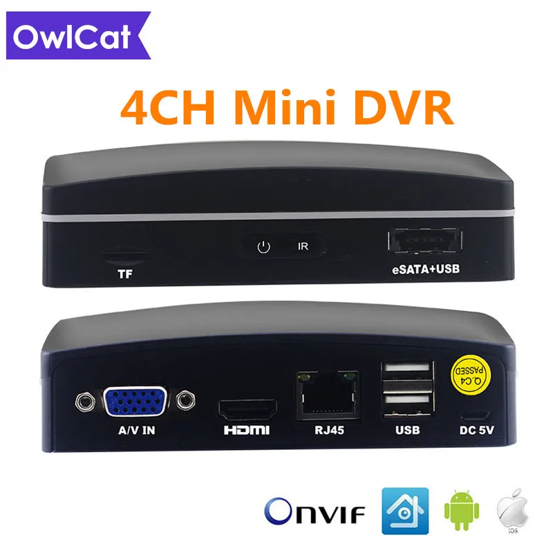 

AHD 1080P 4CH CCTV DVR Mini DVR AHD/TVI/CVI/IPC/CVBS 5in1 HDMI Hybrid DVR NVR for CCTV Security Analog IP Camera P2P H.264 XMEye