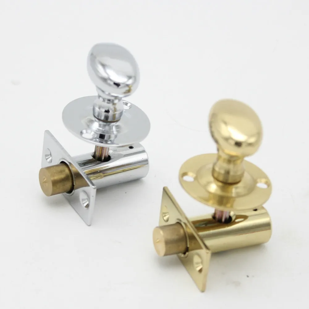 

Adjustable Latch Round Rotation Lock Knobset Handle Chrome finish brass bolt door Lock for Bedroom Living Room Bathroom