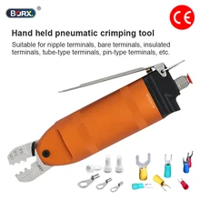 

BORX Pneumatic Crimping Pliers 1.25 2.0 5.5 8.0 Bare Terminal Insulated Terminal Head Nipple Pliers Wiring Clamp Hand Tools