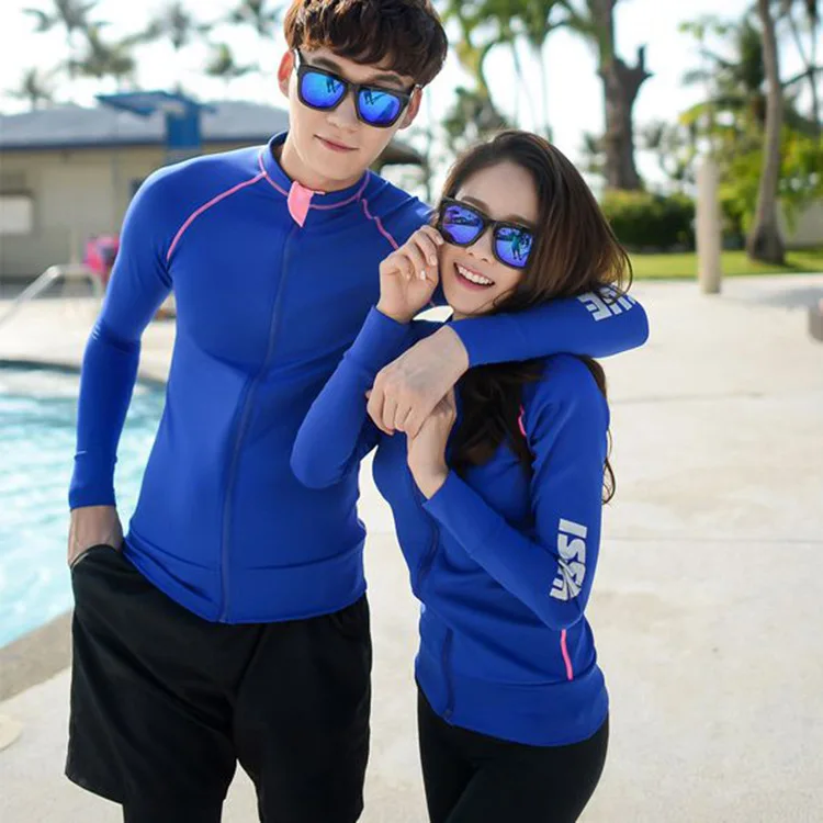 

2018 New Style Diving Suit Split Type Jellyfish Service Quick-Dry Long Sleeve Swimsuit Couples Sun-resistant Snorkeling Surfing