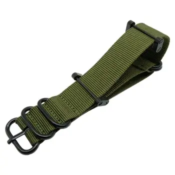 

Fine Fine Woven Nylon Adjustable Replacement Wriststrap Watch Band with Double Buckle Ring for Suunto Core Smart Watch Bracelet