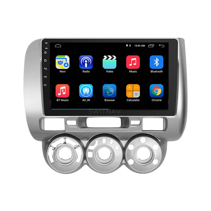 Perfect SWITNAV Big Screen Android 9.0 CAR DVD Player For HONDA FIT(RHD) car multimedia support DVR DAB OBD car audio gps 13