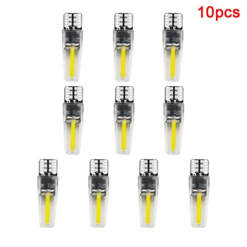 

10Pcs AC/DC 12V 3W T10 COB LED Filament Light Bulb Halogen Lamps For Chandelier Crystal Lamp