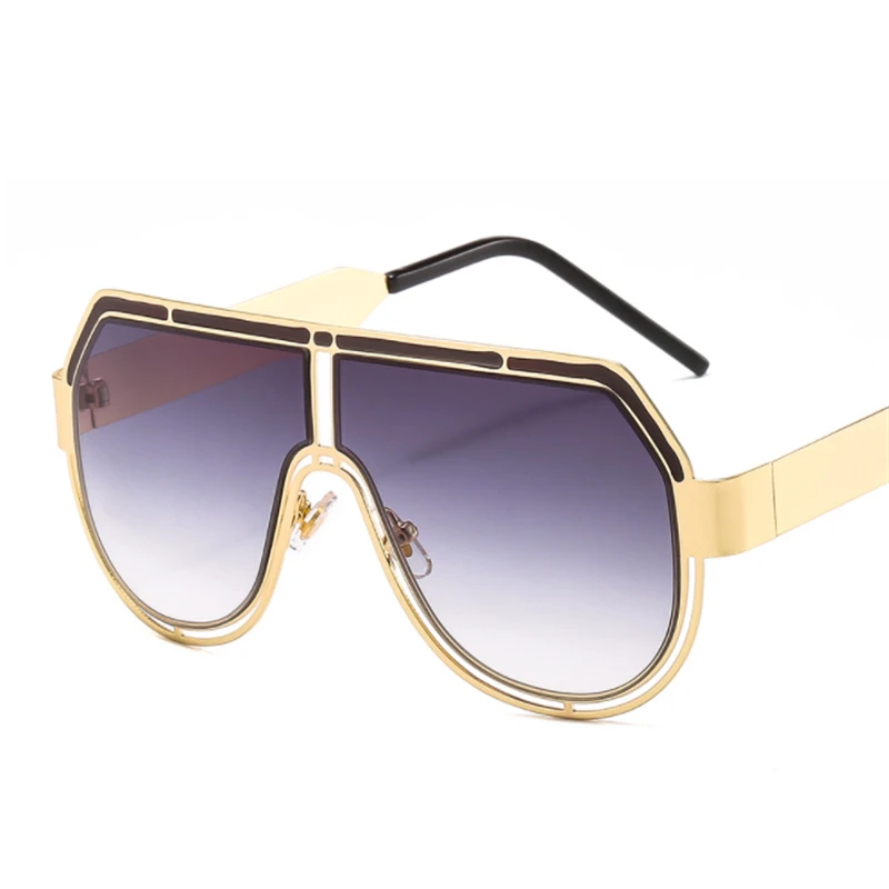 trend classic sunglasses Europe and the United States metal body large frame retro men and women fashion wild sunglasses