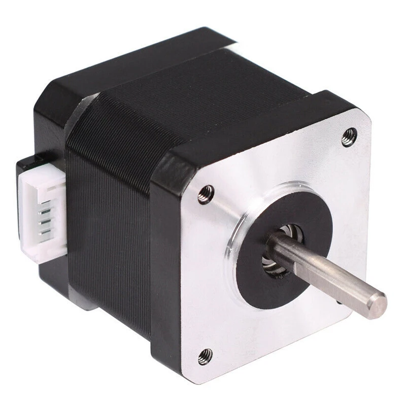 2 шт 12V 42 мм шаговый двигатель 42BYGH40-1704A для 3D-принтеры CNC робот 1,8 градусов, с 4мя фазами, провод