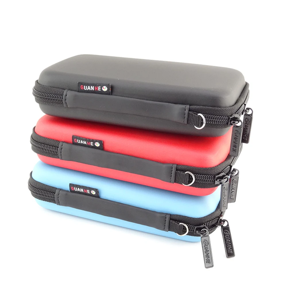 

For PSP Game Player Accessories EVA Hard Case Bag with Inner Multi Stacks Bandage Mesh Pocket Game Card U Disk Goodbye