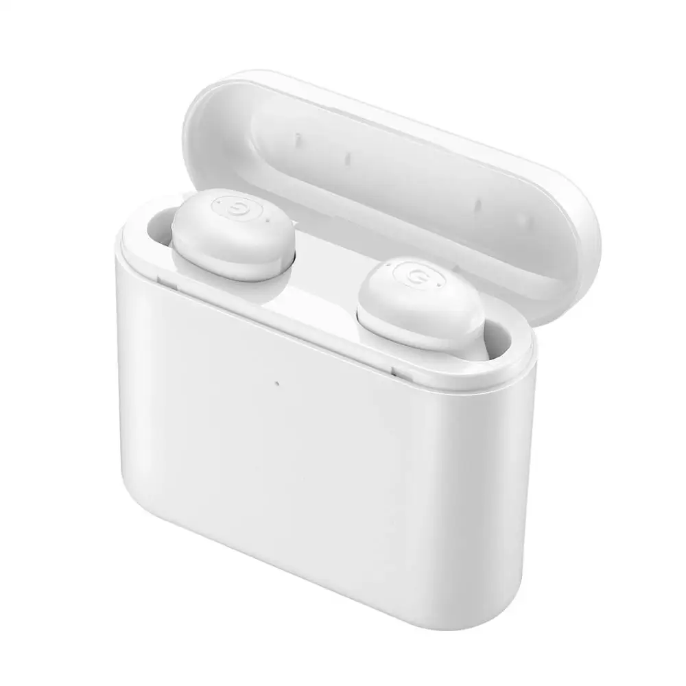Новые беспроводные наушники Bluetooth 5,0 TWS, гарнитура Hi-Fi, мини наушники для занятий спортом, бега, Поддержка iOS/Android телефонов, HD вызов - Цвет: Button White A2
