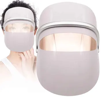 

Wrinkle Removal Travel LED Facial Mask Massager Eye Vibration Home Skin Rejuvenation Anti Acne Light Therapy Spa USB Charging
