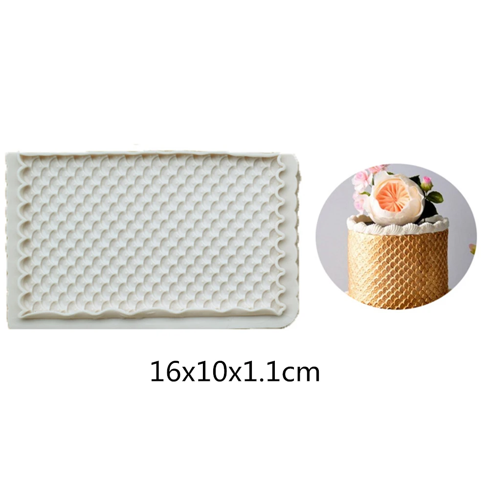 16x10x1.1cm Перламутровые перьевые формы для торта, 6 видов конструкций, чистые силиконовые формы для шоколада, украшения торта, формы для поделок из сахара, инструменты для выпечки - Цвет: 16x10x1.1cm