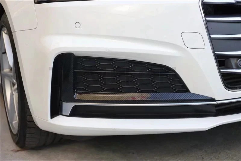 TOMEFON для Audi A5 передняя противотуманная фара крышка переднего бампера противотуманный светильник отделка из углеродного волокна Стайлинг внешние аксессуары