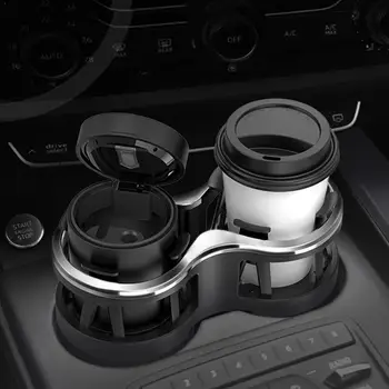 

1pcs Universal Car Seat Water Cup Holder Automobile Stand Cup Double Cup Double Car Drink Holder Hole Rack Water Beverage B K5Q4