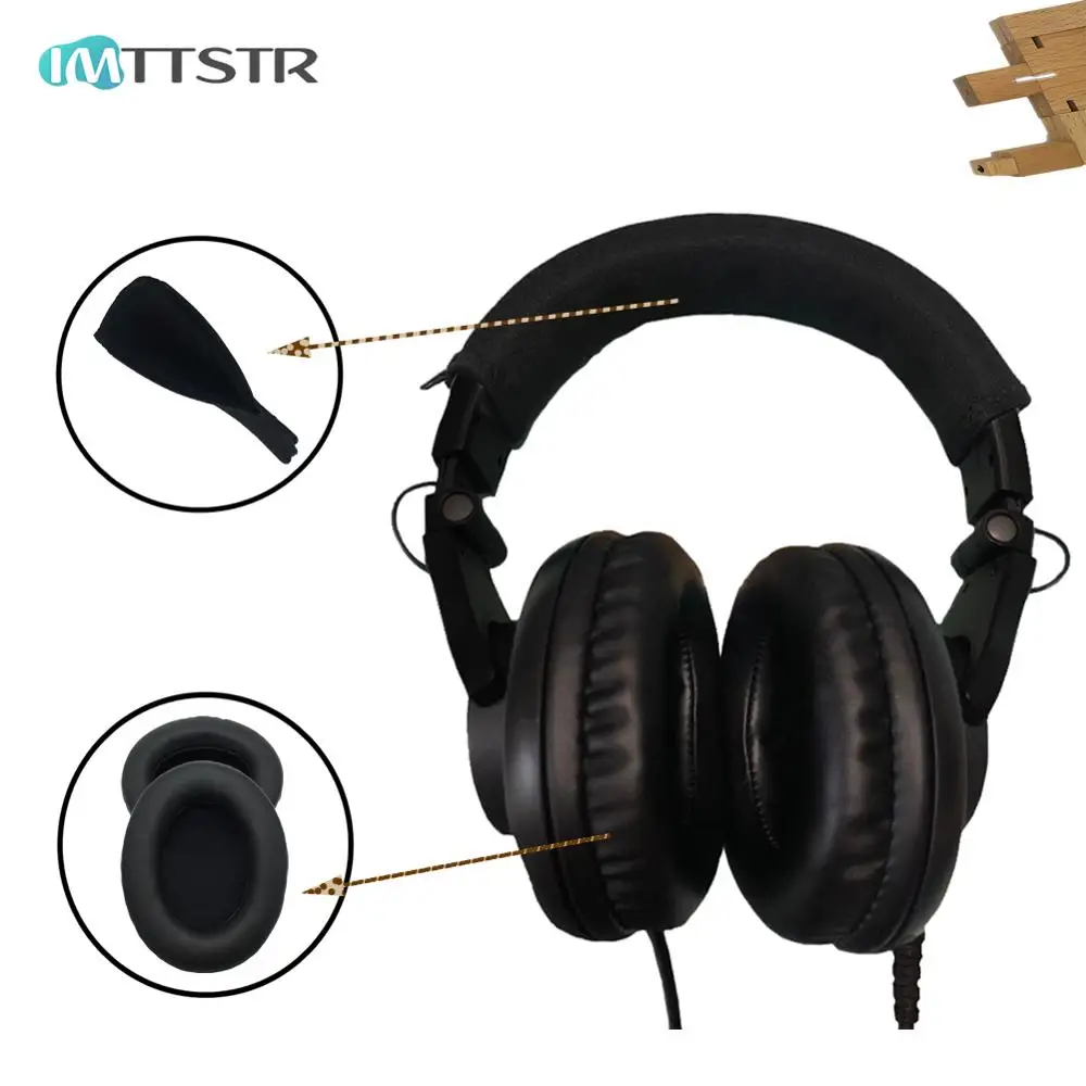 

IMTTSTR 1 set of Headphones Accessories for Shure SRH440 Headset Ear Pads Headbands Cushion Sleeve Cover Parts SRH 440