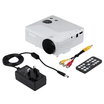 

BL-18 Portable Mini LED Projector with USB VGA HDMI AV Multimedia for Party Home Entertainment with Remote Control