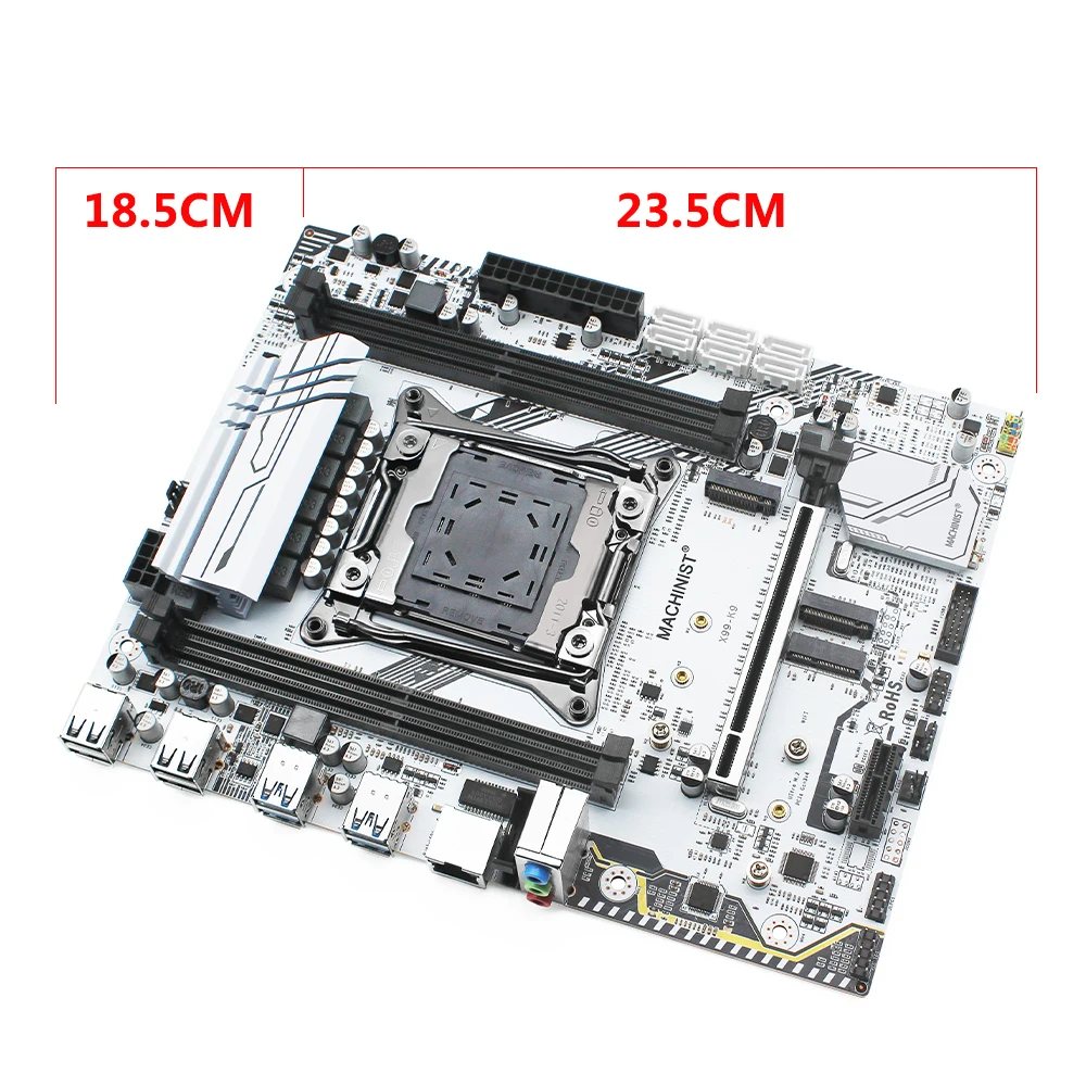 Apoio de Quatro 2011-3 com Dual Machinist Motherboard Canais Ddr4 Ecc - Non-ecc Ram e5 2678 v3 2620 2650 X99-k9 X99 Lga M.2 - Imagem 5