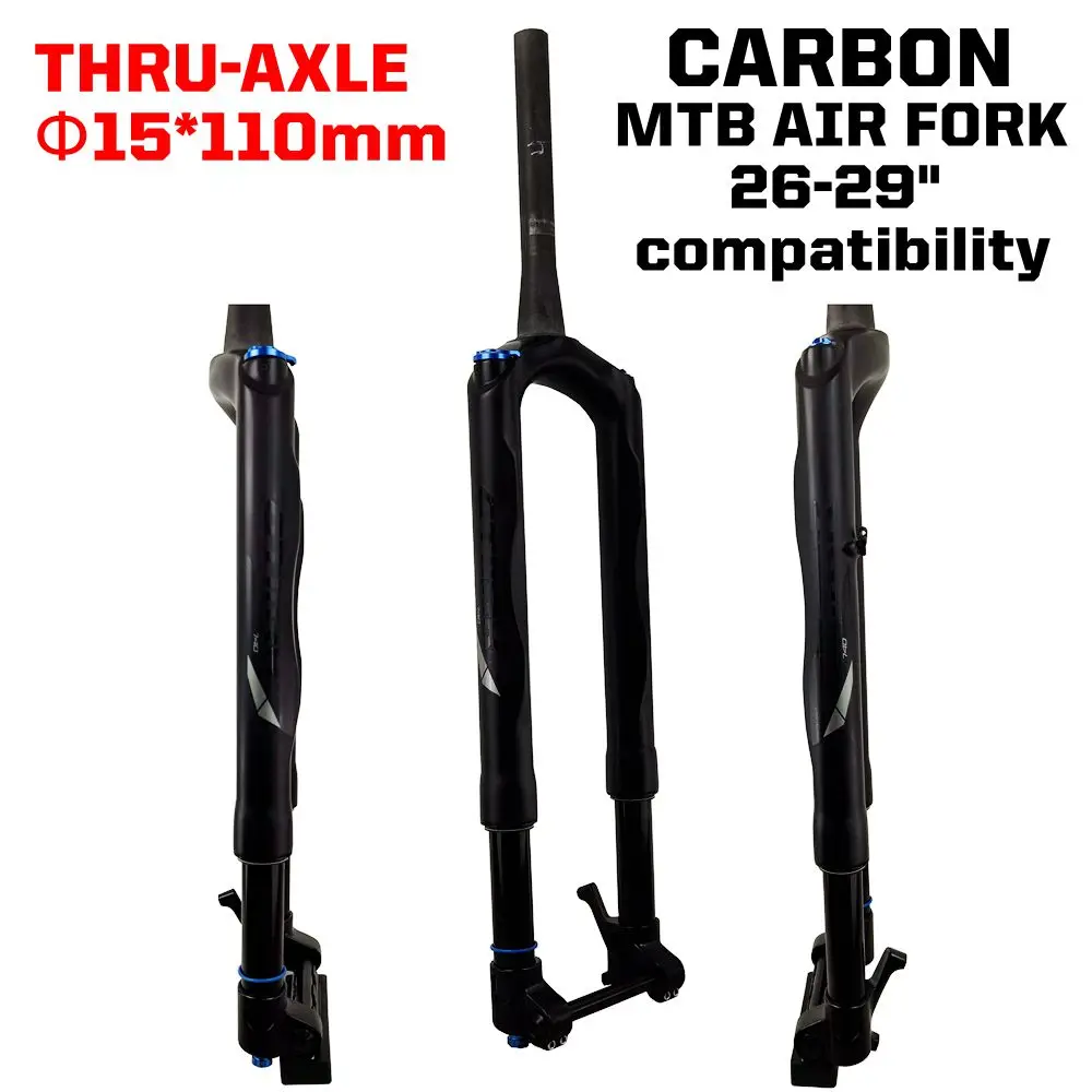 Carbon Mountain Bike Air Suspension Forks Mtb Carbon Suspension Mtb
