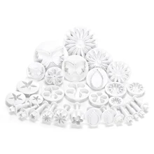 33 шт. сахарный торт инструменты для украшения цветов Набор плунжеров резаки печенье с помадкой инструменты формы для выпечки торта кухня