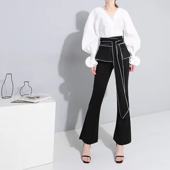 

is lazy court wind restoring ancient ways three-dimensional female 1012 buds lotus leaf sleeve v-neck cardigan shirt