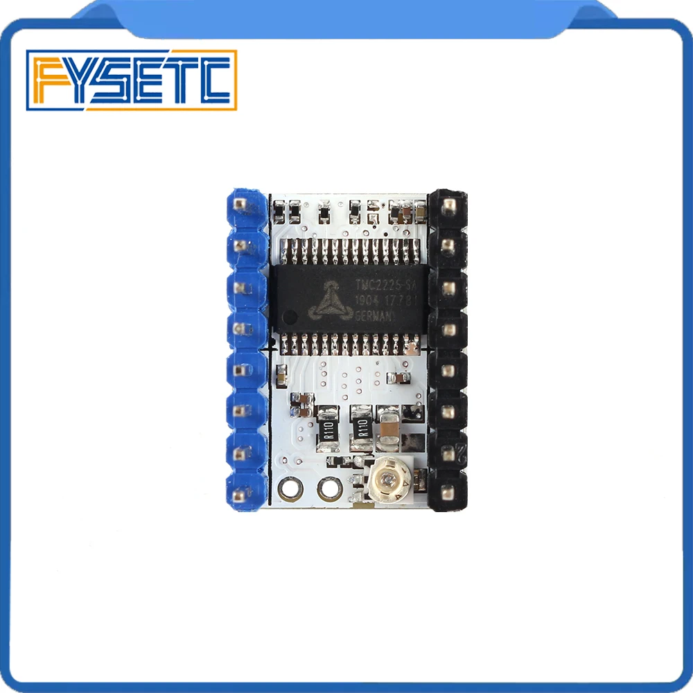 TMC S2225 V1.1 шаговый двигатель драйвер TMC2225 Stepsticks бесшумный драйвер 256 микрошаги ток 2A пик UART Замена TMC2208 TMC2209
