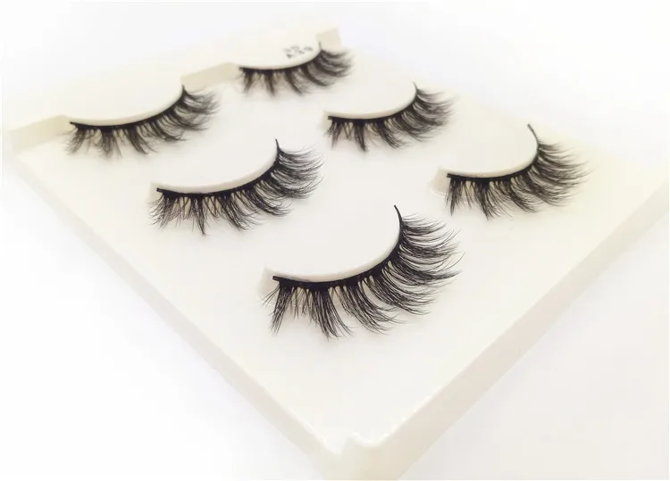 3D stereo false eyelashes are popular in foreign trade3D false eyelashes are hand-made and three pairs of eyelashes are in stock