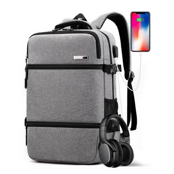 

2020 Men Backpack Laptop Nylon Waterproof Laptop Bag 15.6 Inch Male Travel Bags Business Backpack Multifunction Backpack