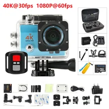 Qriginal hero Экшн-камера 4K Ultra HD wifi 1080 P/60fps 2,0 lcd 170 объектив для дайвинга Водонепроницаемая 30M DV go Helmet pro спортивная камера